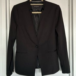 Moch neck blazer
